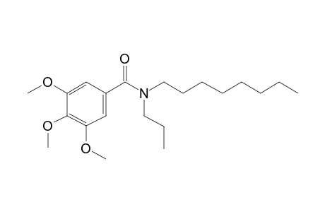 Benzamide, 3,4,5-trimethoxy-N-propyl-N-octyl-