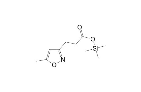 5-Methyl-3-isoxazolepropanoic acid trimethylsilyl ester