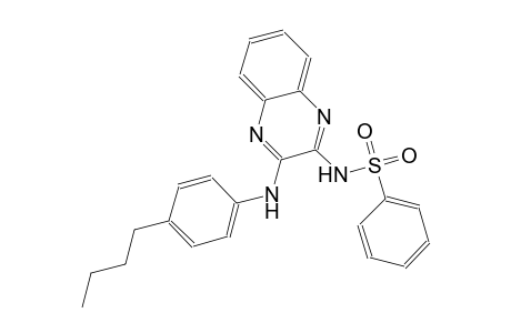 benzenesulfonamide, N-[3-[(4-butylphenyl)amino]-2-quinoxalinyl]-