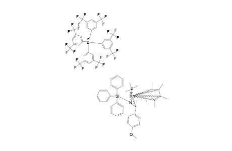 [CP*(PME3)RH(ETA-2-C(4-(OME)C6H4)=N(SIPH3))]-BAR'4