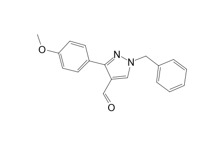 1-benzyl-3-(4-methoxyphenyl)-1H-pyrazole-4-carbaldehyde