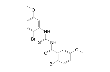 1-(6-bromo-m-anisoyl)-3-(2-bromo-5-methoxyphenyl)-2-thiourea