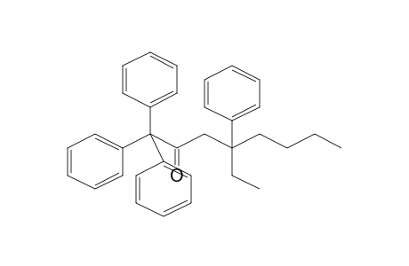 4-Ethyl-1,1,1,4-tetraphenyl-octan-2-one