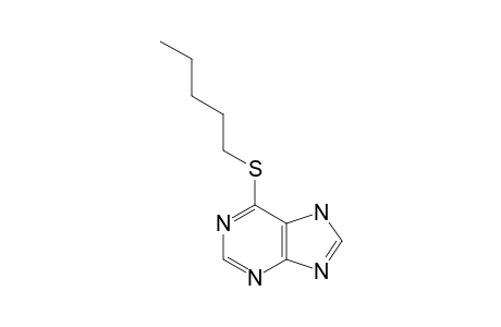 6-(pentylthio)purine