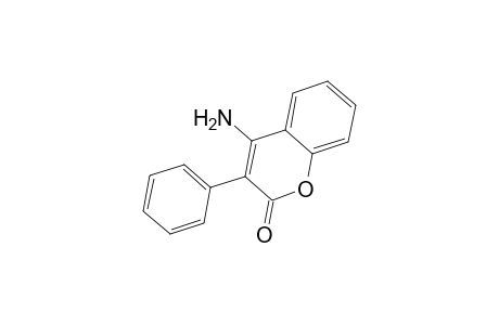 2H-Benzopyran-2-one, 4-amino-3-phenyl-