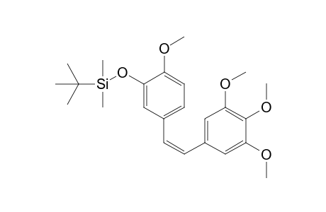 (Z)-5-(3-tert-Butyldimethylsilyloxy-4-methoxystyrl)-1,2,3-trimethoxybenzene