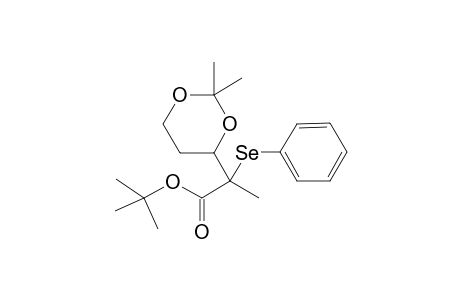 tert-Butyl (+-)-2-(2,2-Dimethyl-1,3-dioxan-4-yl]-2-(phenylselenenyl)propionoate isomer