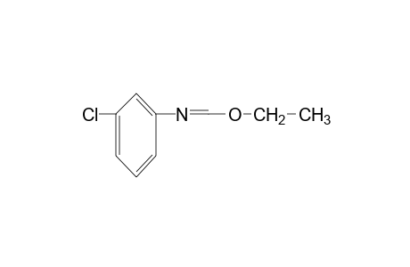 (E)-N-(m-CHLOROPHENYL)FORMIMIDIC ACID, ETHYL ESTER