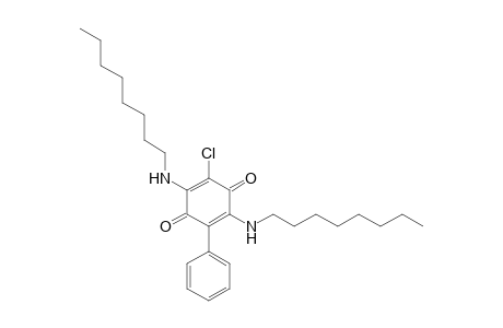 2,5-Cyclohexadiene-1,4-dione, 2-chloro-3,6-bis(octylamino)-5-phenyl-