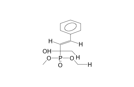 Dimethyl [(E)-1-hydroxy-1-methyl-3-phenyl-2-propenyl]phosphonate