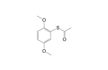 2,5-Dimethoxythiophenol, S-acetyl-