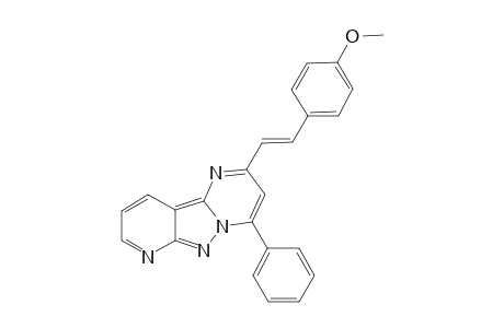 4-Phenyl-2-(4'-methoxy-.beta.-styrylo)pyrido[2',3' ; 3,4]pyrazolo[1,5-a]pyrimidine