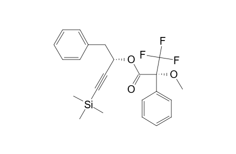 (R)-(alpha-Methoxy-alpha-trifluorophenylacetate)-(2-S)-4-(trimethylsilyl)-1-phenylbut-3-yn-2-ol