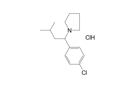 1-(p-Chloro-alpha-isobutylbenzyl)pyrrolidine, hydrochloride