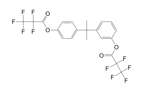 3,4'-Isopropylidenediphenol, bis(pentafluoropropionate)