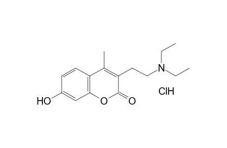 3-[2-(Diethylamino)ethyl]-7-hydroxy-4-methylcoumarin hydrochloride