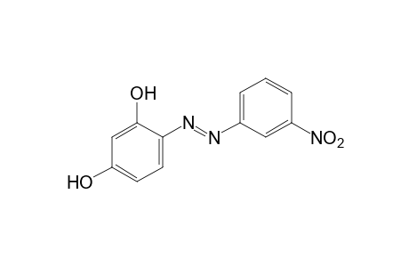 4-([m-nitrophenyl)azo]resorcinol