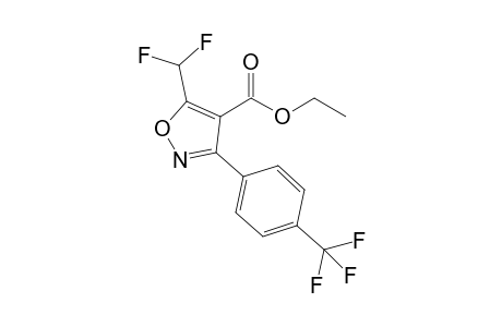 ETHYL-5-(DIFLUOROMETHYL)-3-[4-(TRIFLUOROMETHYL)-PHENYL]-4-ISOXAZOLE-CARBOXYLATE