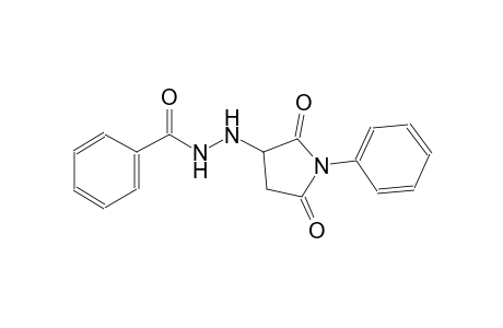 N'-(2,5-dioxo-1-phenyl-3-pyrrolidinyl)benzohydrazide