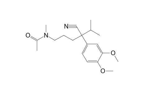 N-(4-cyano-4-(3,4-dimethoxyphenyl)-5-methylhexyl)-N-methylacetamide