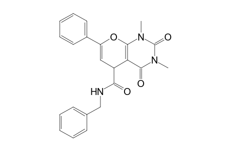 BENZYL-1,3-DIMETHYL-2,4-DIOXO-7-PHENYL-1,3,4,5-TETRAHYDRO-2H-PYRANO-[2,3-D]-PYRIMIDINE-5-CARBOXAMIDE