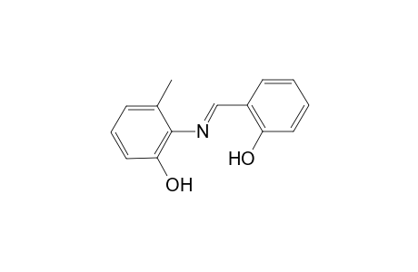 2-([(E)-(2-Hydroxyphenyl)methylidene]amino)-3-methylphenol