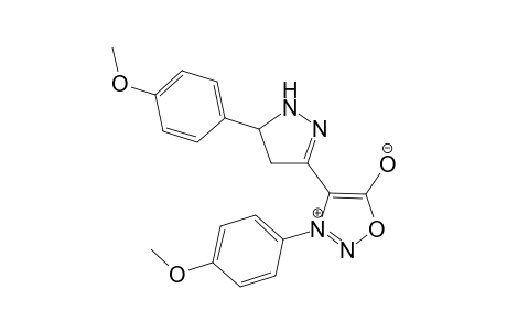 3-[3-(4-Methoxyphenyl)sydnon-4-yl]-5-(4-methoxyphenyl)-4,5-dihydro-1H-pyrazole