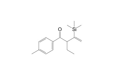 2-Ethyl-1-(p-tolyl)-3-(trimethylsilyl)but-3-en-1-one