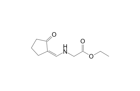 Ethyl N-(2-oxocyclopentylidene)methylglycinate