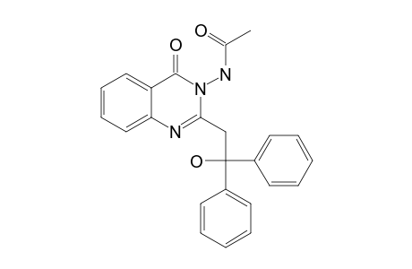 3-ACETYLAMINO-2-(2-HYDROXY-2,2-DIPHENYLETHYL-QUINAZOLIN-4(3H)-ONE