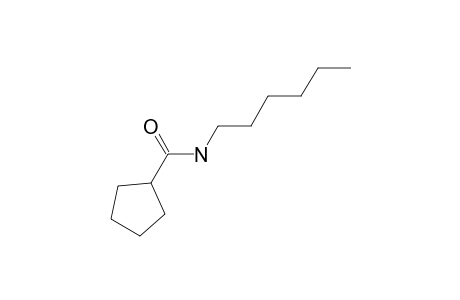 Cyclopentanecarboxamide, N-hexyl-