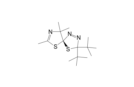 2,2-DI-(TERT.-BUTYL)-7,9,9-TRIMETHYL-1,6-DITHIA-3,4,8-TRIAZASPIRO-[4.4]-NONA-3,7-DIENE