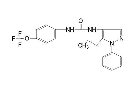 1-(phenyl-5-propylpyrazol-4-yl)-3-[p-(trifluoromethoxy)phenyl]urea