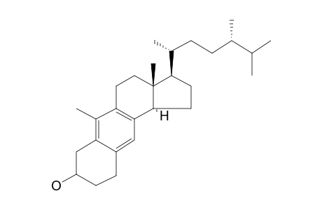 14.alpha.-Anthiaergosta-5,7,9-trien-3-ol