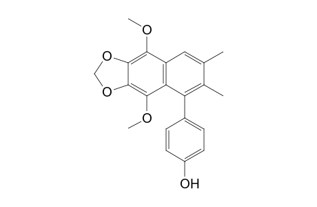 PYCNANTHULIGNENE_D;3,6-DIMETHOXY-4,5-METHYLENEDIOXY-2,7'-CYCLOLIGNA-7,7'-DIEN-4'-OL