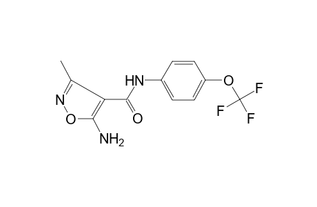 5-Amino-3-methyl-N-[4-(trifluoromethoxy)phenyl]-4-isoxazolecarboxamide