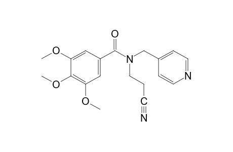 N-(2-cyanoethyl)-N-[(4-pyridyl)methyl]3,4,5-trimethoxybenzamide