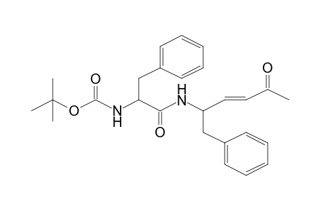 3-(E)-Hexen-2-one, (5S)-5-[(t-butoxycarbonyl-(S)-phenylalanyl)amino]-5-phenyl-