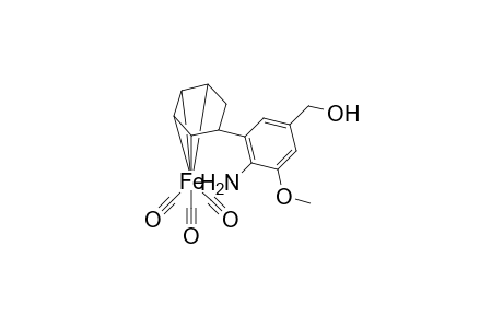 Tricarbonyl[(1-4-.eta.)-5-(2-amino-4-hydroxymethyl-3-methoxyphenyl)-1,3-cyclohexadiene]iron