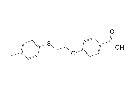 Benzoic acid, 4-[2-(4-tolylthio)ethoxy]-