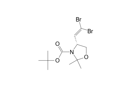 (4R)-4-(2,2-dibromoethenyl)-2,2-dimethyl-3-oxazolidinecarboxylic acid tert-butyl ester