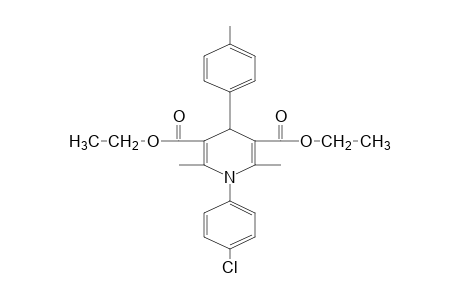 1-(p-chlorophenyl)-1,4-dihydro-2,6-dimethyl-4-p-tolyl-3,5-pyridinedicarboxylic acid, diethyl ester