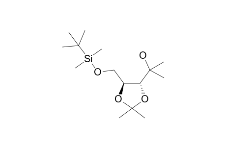 2-[(4R,5S)-5-[[tert-butyl(dimethyl)silyl]oxymethyl]-2,2-dimethyl-1,3-dioxolan-4-yl]-2-propanol