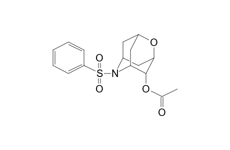 2-OXA-6-AZATRICYCLO[3.3.1.13,7]DECAN-4-OL, 6-(PHENYLSULFONYL)-, ACETATE (ESTER), (1alpha,3beta,4beta,5alpha,7beta)-