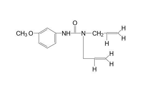 1,1-diallyl-3-(m-methoxyphenyl)urea