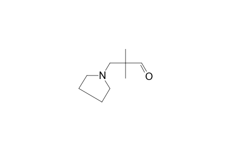 1-Pyrrolidinepropanal, alpha,alpha-dimethyl-