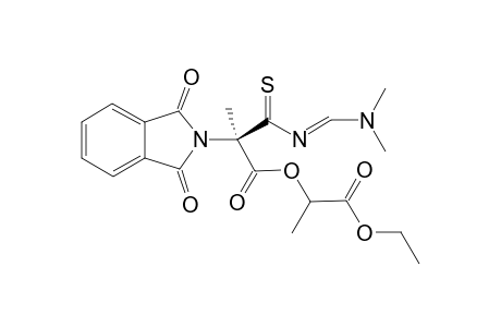 2R-(S-LACTATE)-(1-ETHOXYCARBONYLETHYL)-2-[N,N-DIMETHYLAMINOETHYLENE)-THIOCARBAMOYL]-2-PHTHALIMIDO-PROPANOATE