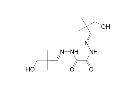 Ethanedioic acid, bis[2-[3-hydroxy-2,2-dimethylpropylidene]hydrazide]