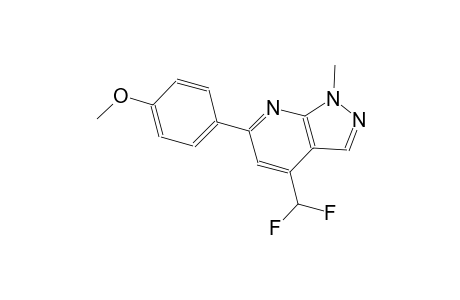 1H-pyrazolo[3,4-b]pyridine, 4-(difluoromethyl)-6-(4-methoxyphenyl)-1-methyl-