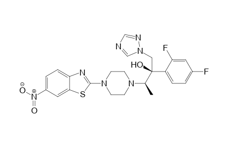 (2R,3R)-3-(4-(6-nitrobenzothiazol-2-yl)piperazin-1-yl)-2-(2,4-difluorophenyl)-1-(1H-1,2,4-triazol-1-yl)butan-2-ol